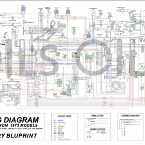 6130 ELECTRIC WIRE DIAGRAM- WIRE LIST